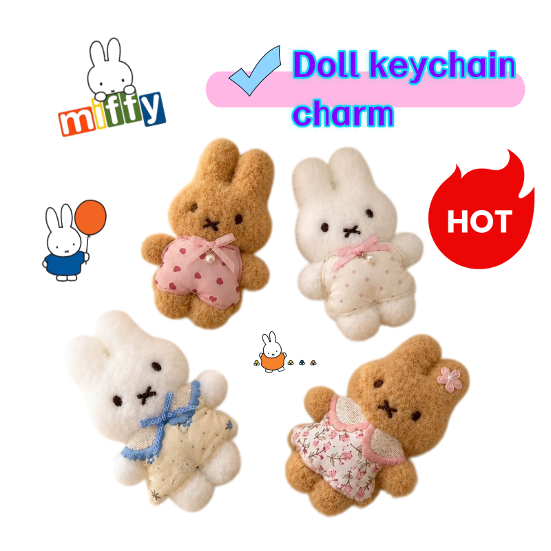 Staedtler Pencil Lumocolor - Yeni Miffy Tavşan Bebek Anahtarlık Kolye,