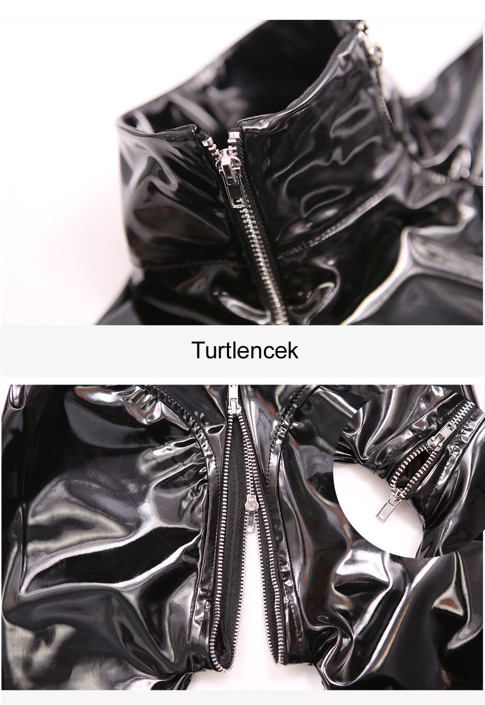 Seksi kadınlar PVC parlak tam  - Sewing Latex incelemesi ve fiyatı