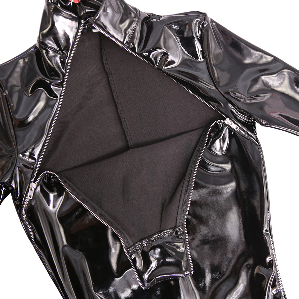 Seksi kadınlar PVC parlak tam  - Sewing Latex incelemesi ve fiyatı