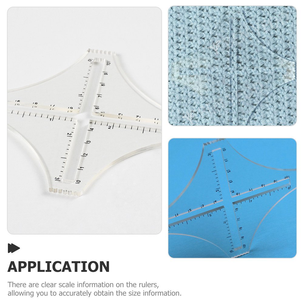 Şeffaf Örgü Densitesi Ölçer, Y - Sewing Gauge Ruler incelemesi ve fiyatı